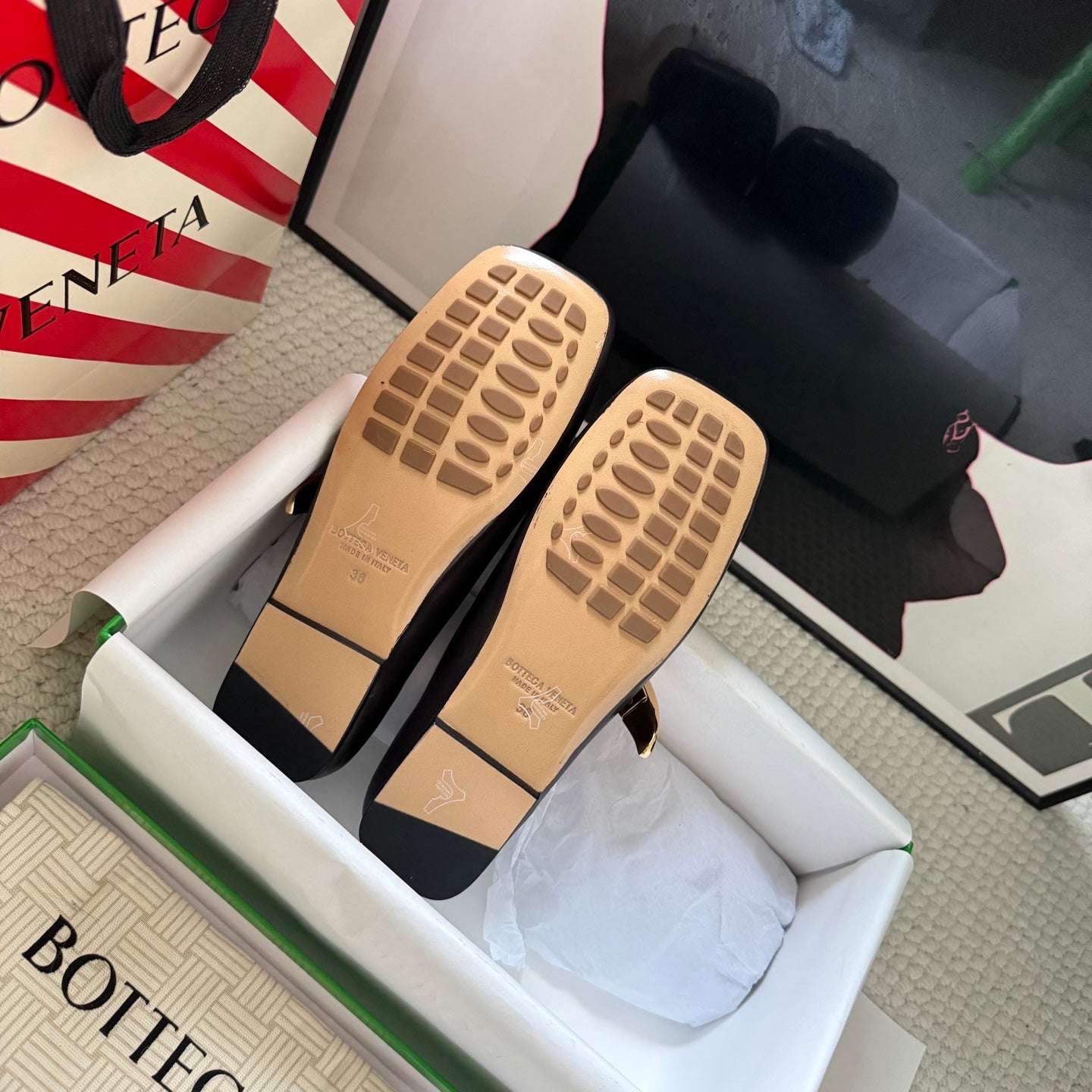 B編織-260717方頭瑪莉珍鞋 黑色