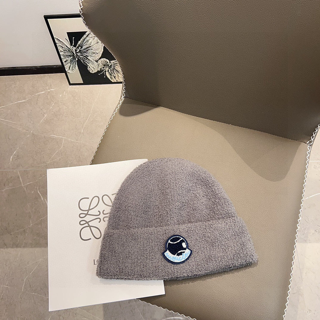 Moncler-2025新款 男女羊羔毛針織毛線帽
