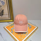 穆M家-撞色滾邊棒球帽 粉色