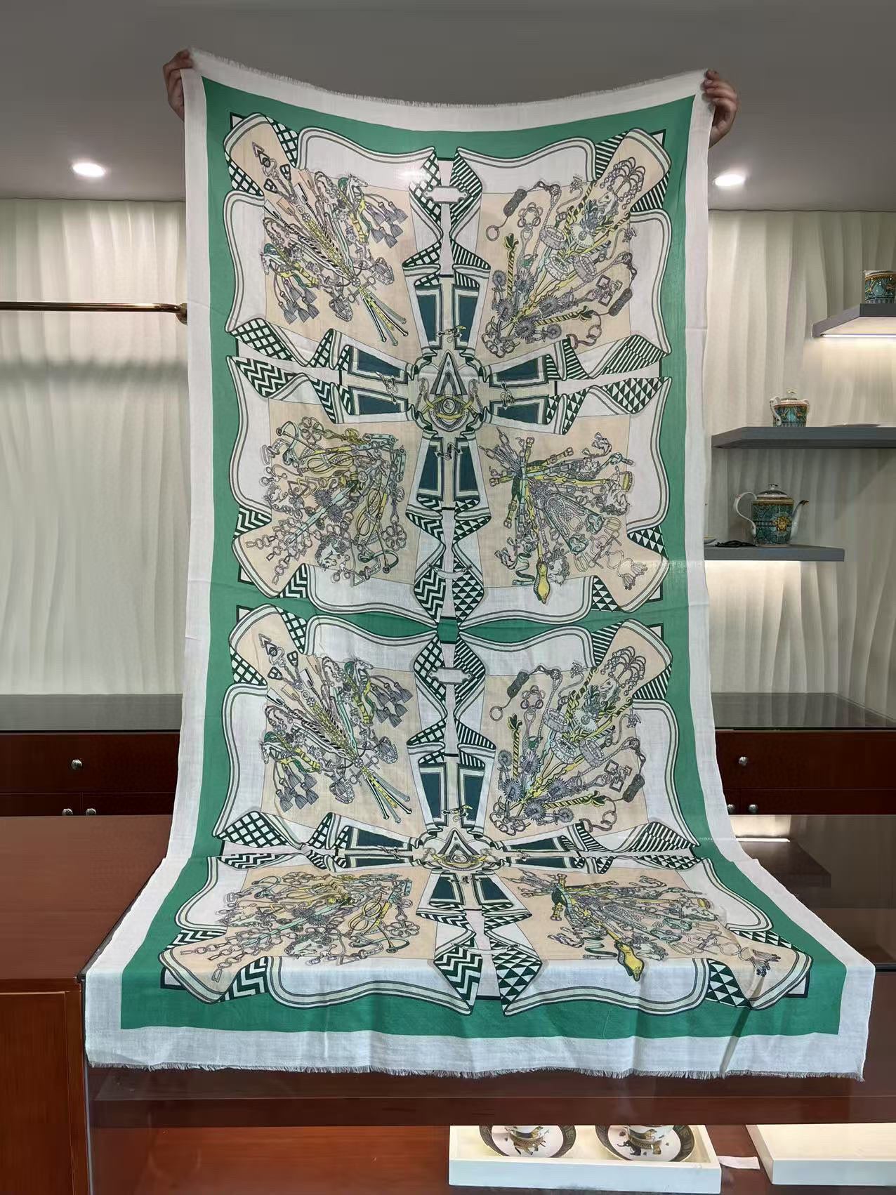 小愛款-銀絲羊絨長巾 110*200cm