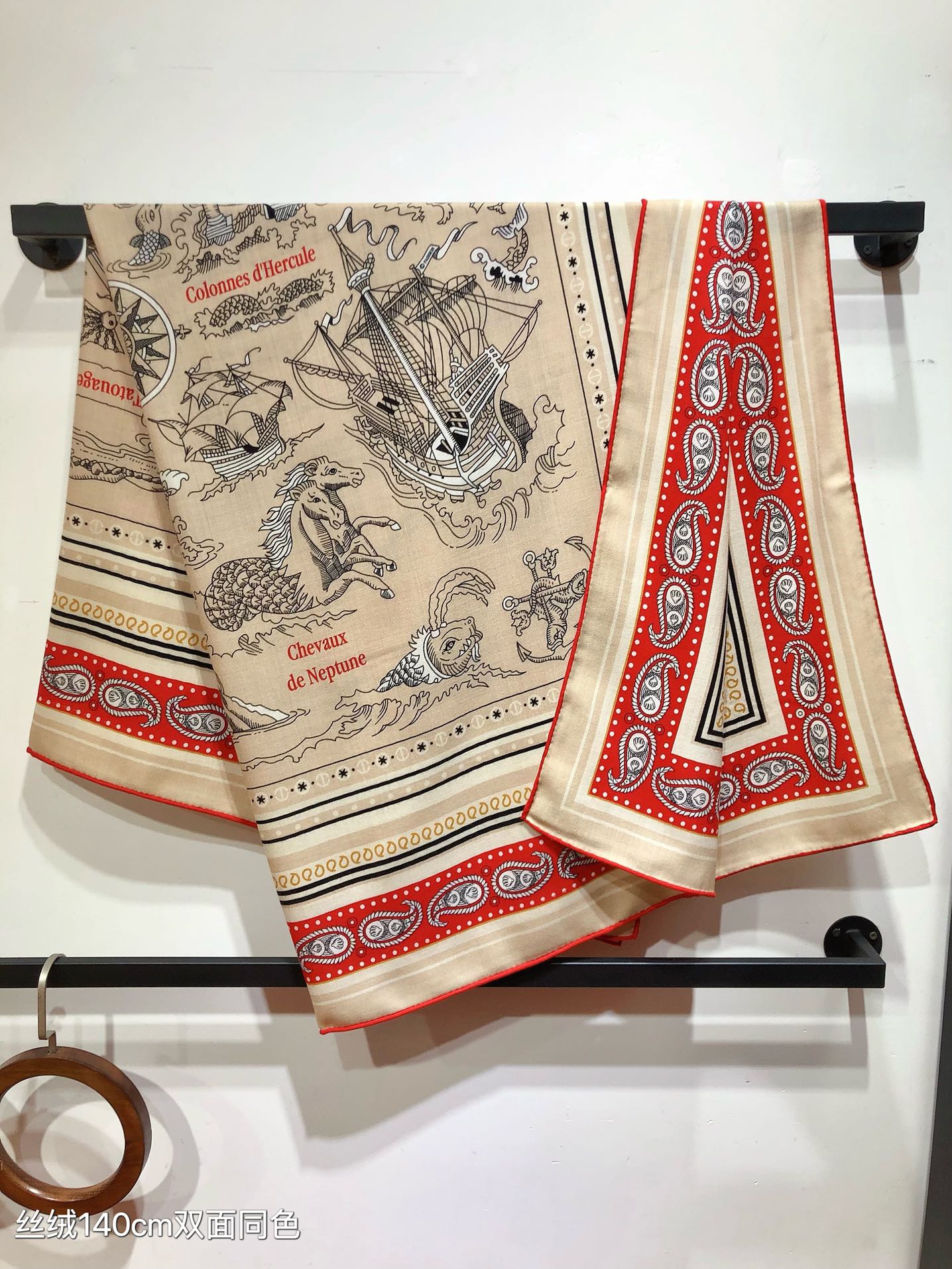 小愛款-雙面同色 140x140cm 70%羊絨30%真絲