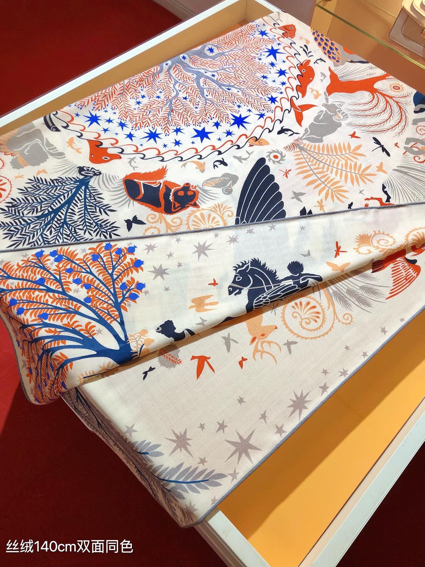 小愛款-雙面同色 140x140cm 真絲