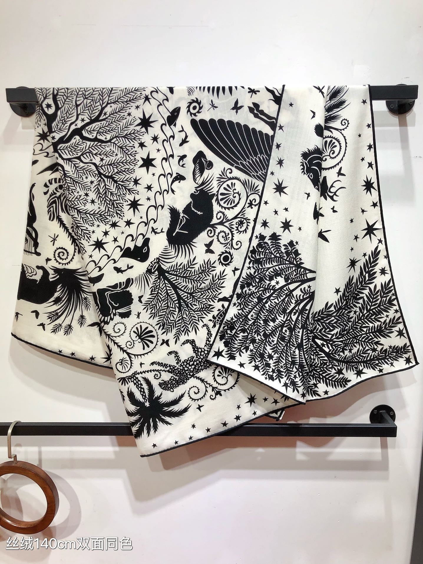小愛款-雙面同色 140x140cm 70%羊絨30%真絲