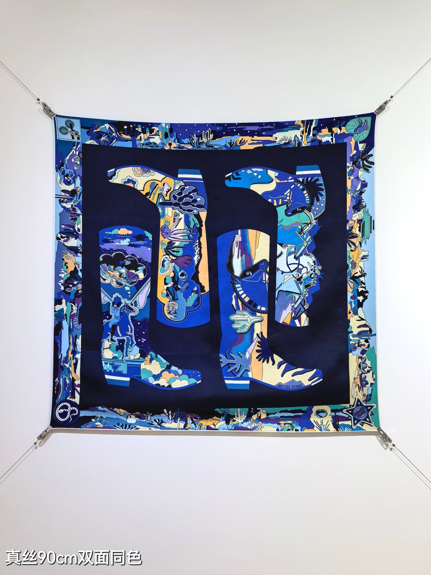 小愛款-18姆米雙面 90x90cm 斜紋真絲