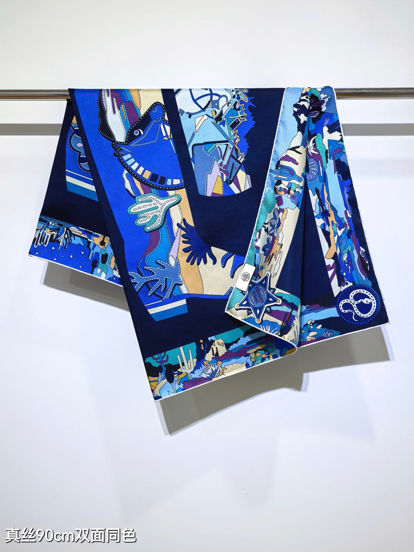 小愛款-18姆米雙面 90x90cm 斜紋真絲