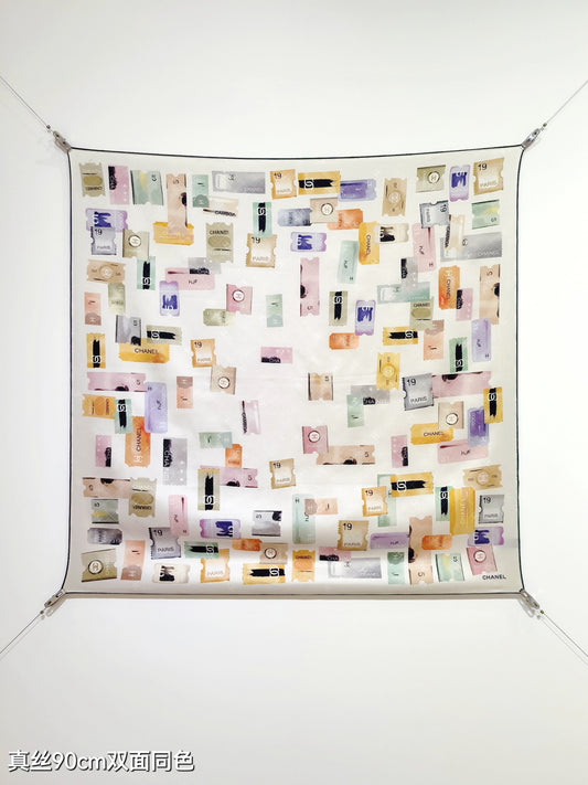 小香家-18姆米雙面 90x90cm 斜紋真絲