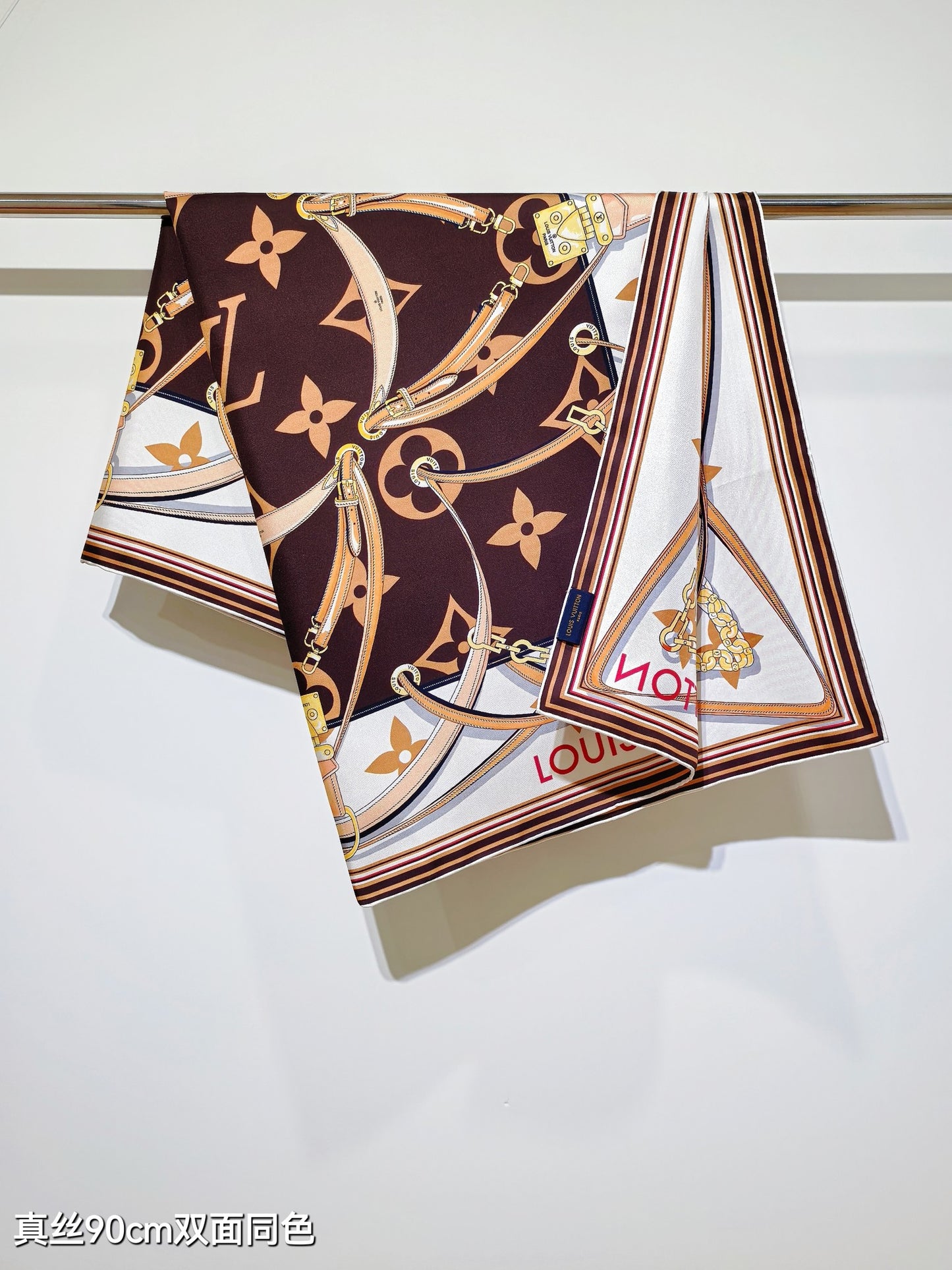 路L家-18姆米雙面 90x90cm 斜紋真絲
