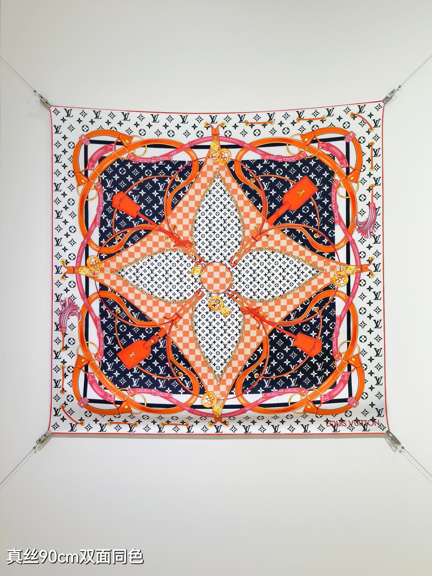 路L家-18姆米雙面 90x90cm 斜紋真絲