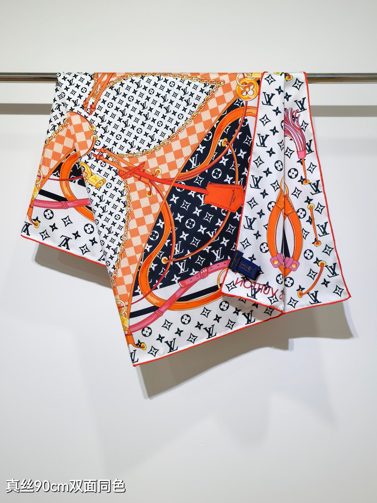 路L家-18姆米雙面 90x90cm 斜紋真絲