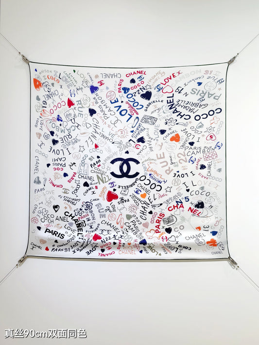 小香家-18姆米雙面 90x90cm 斜紋真絲