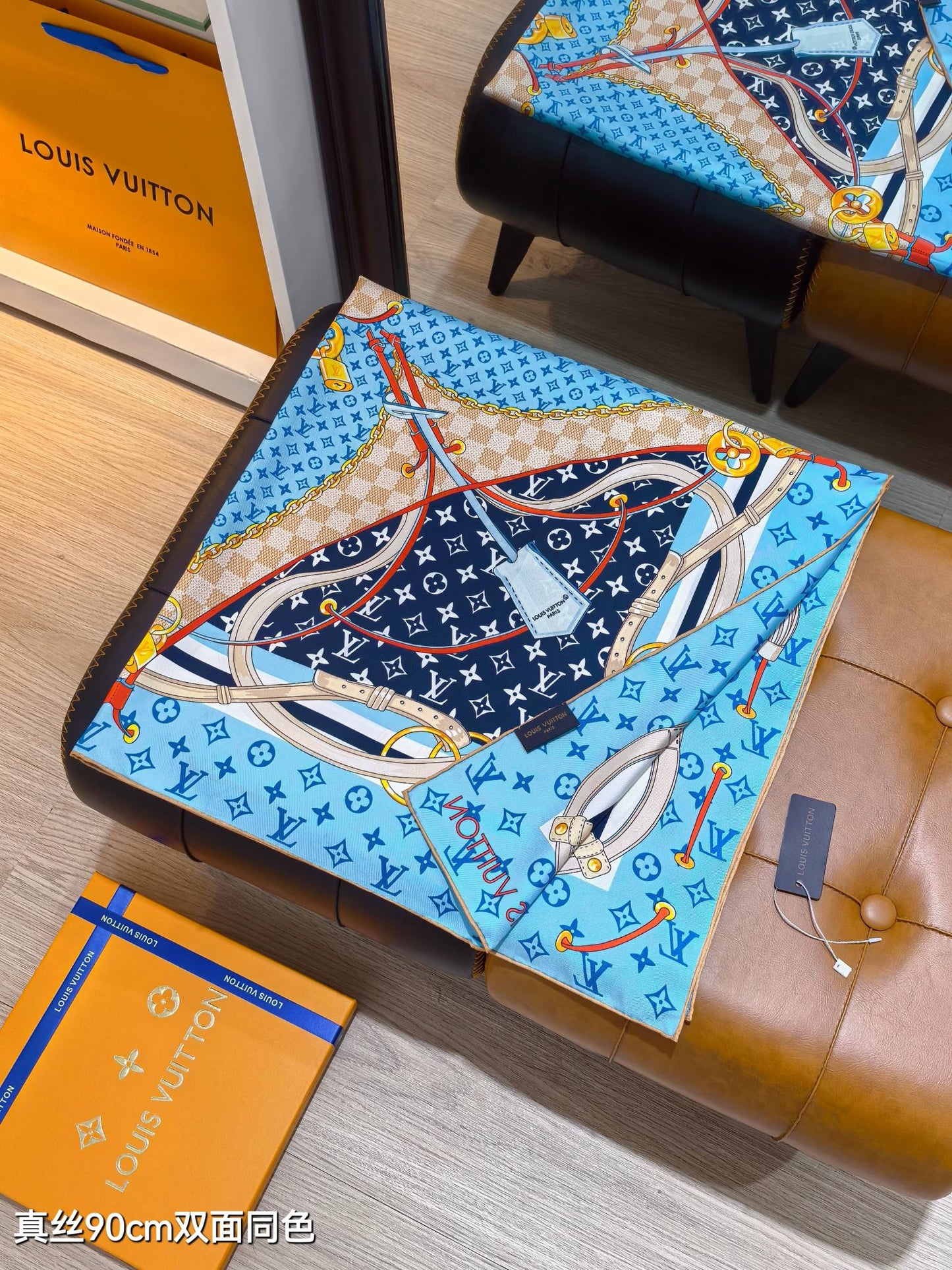 路L家-18姆米雙面 90x90cm 斜紋真絲