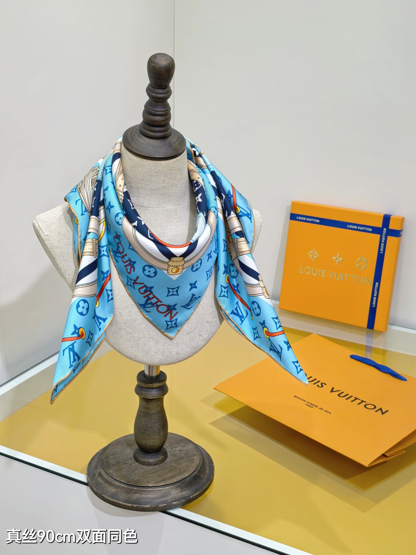 路L家-18姆米雙面 90x90cm 斜紋真絲