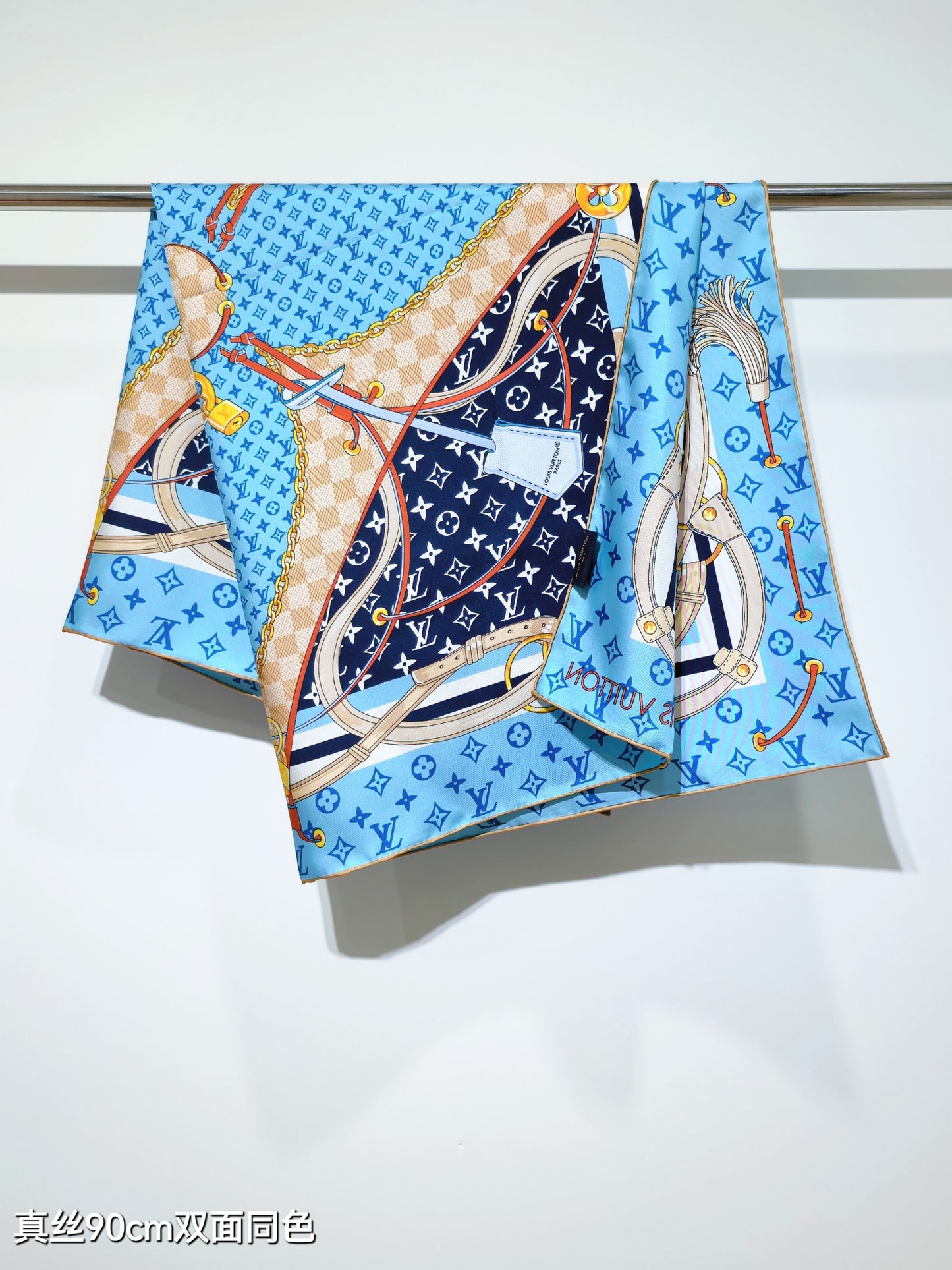 路L家-18姆米雙面 90x90cm 斜紋真絲