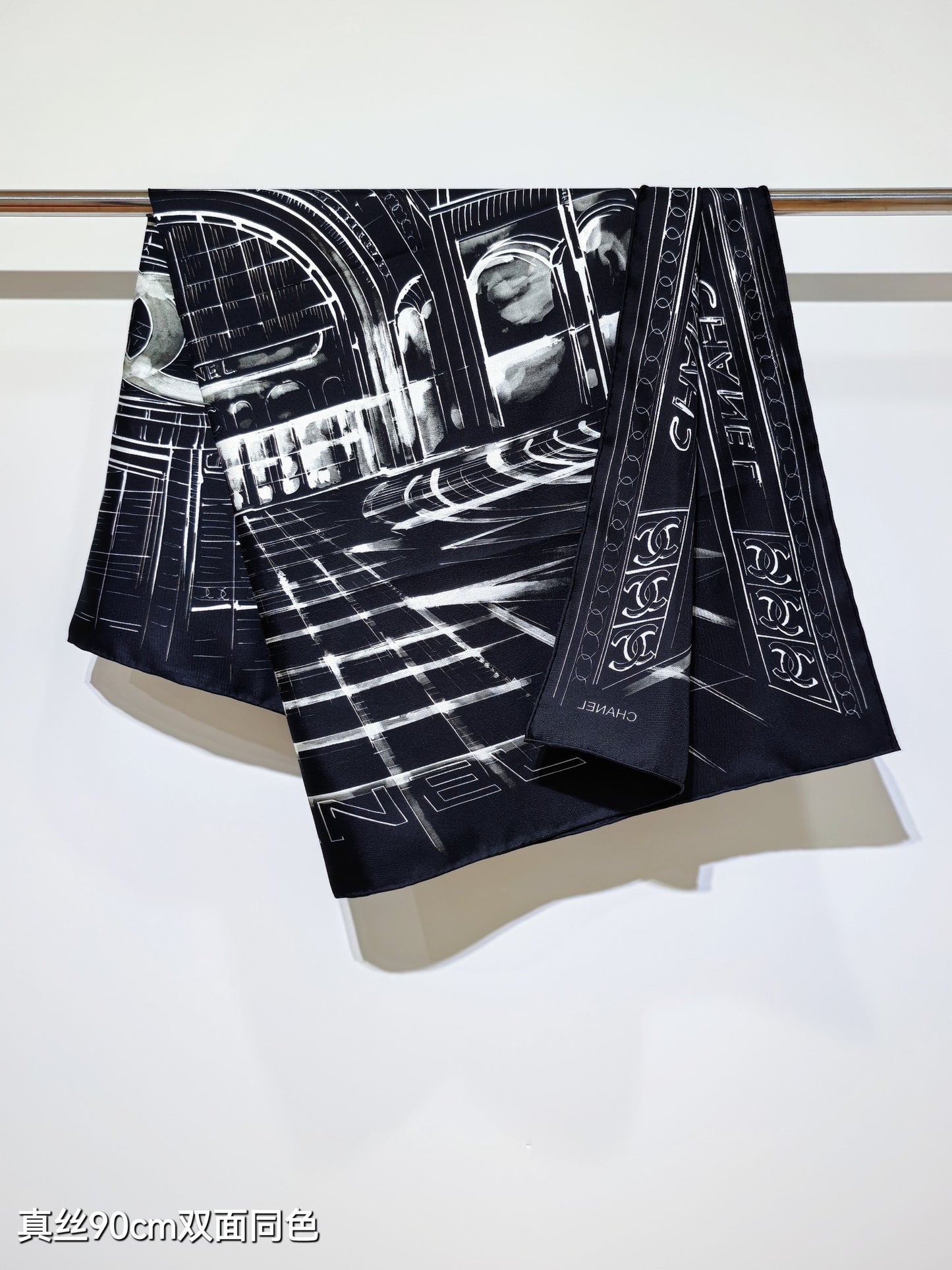 小香家-18姆米雙面 90x90cm 斜紋真絲