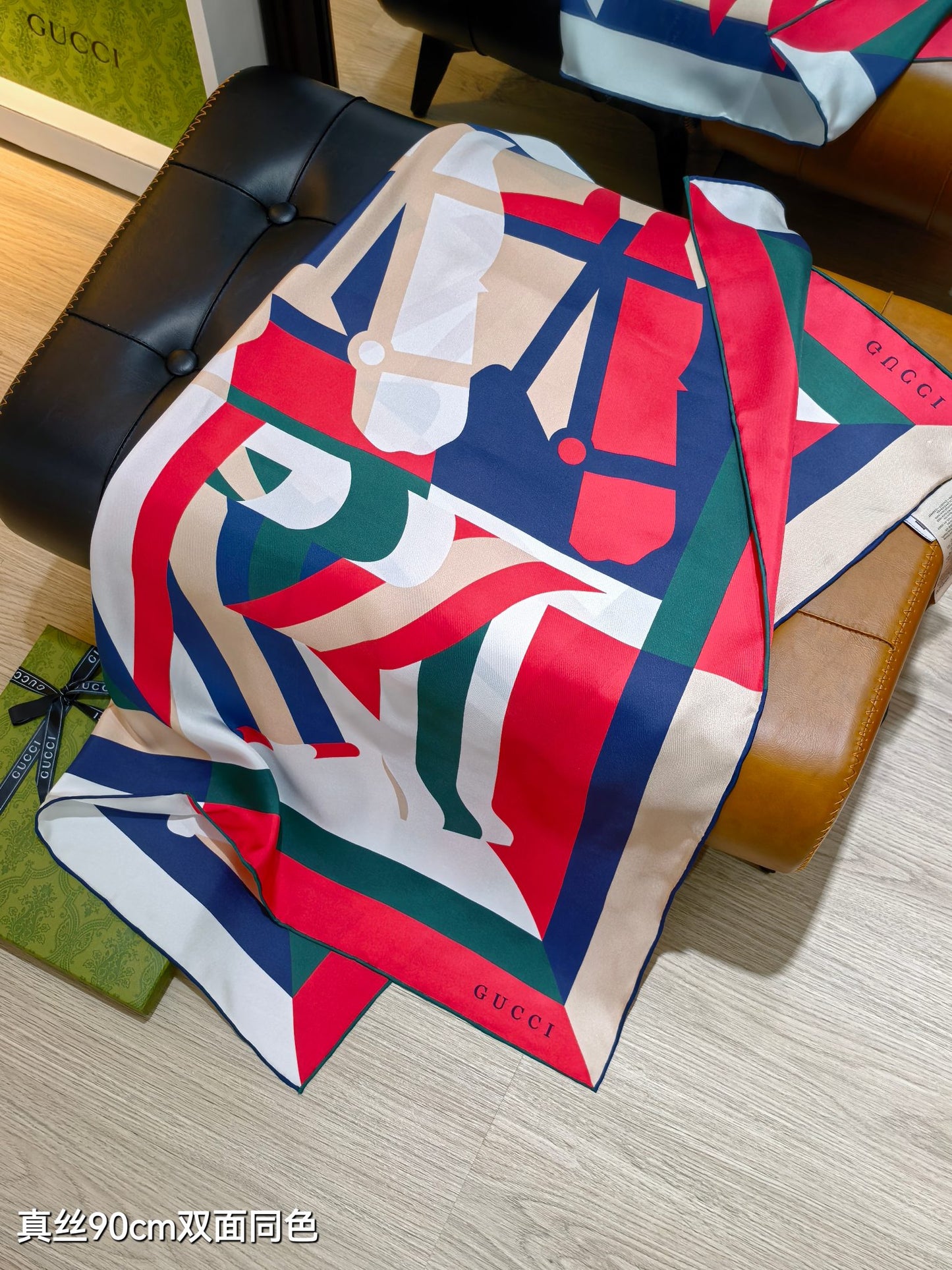 古G家-18姆米雙面 90x90cm 斜紋真絲