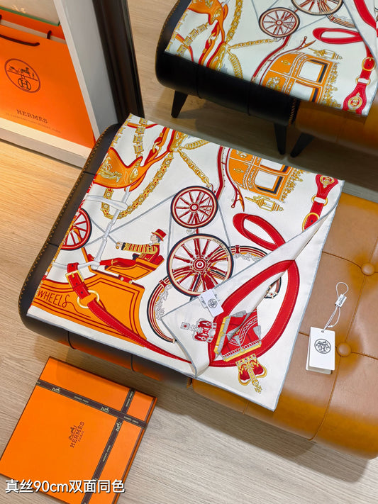 小愛款-18姆米雙面 90x90cm 斜紋真絲