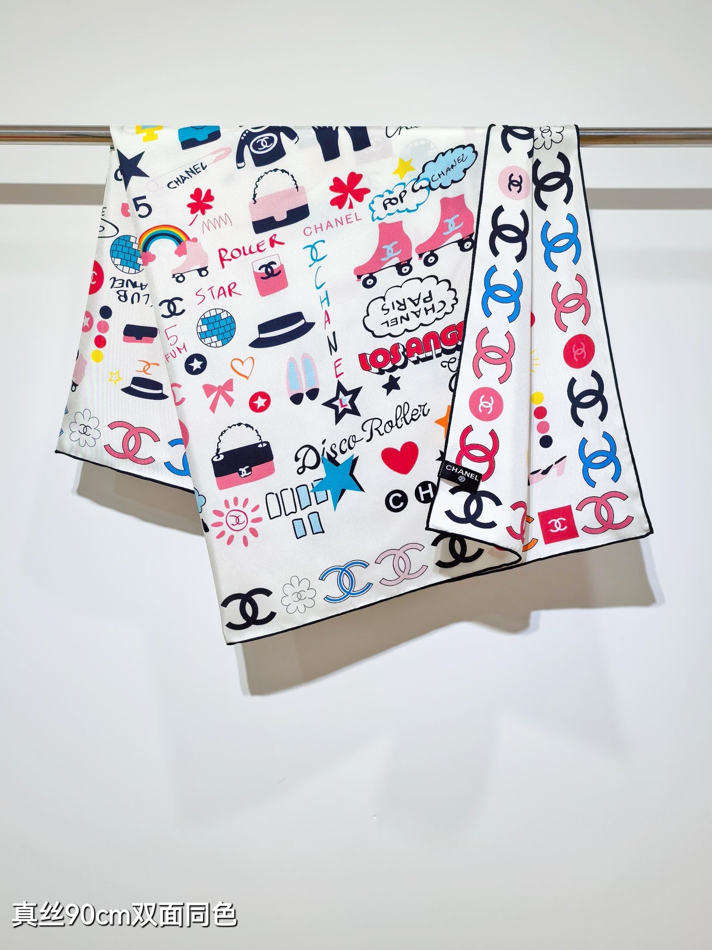 小香家-18姆米雙面 90x90cm 斜紋真絲
