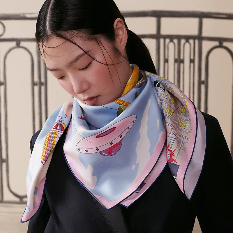 小愛款-18姆米雙面 90x90cm 斜紋真絲