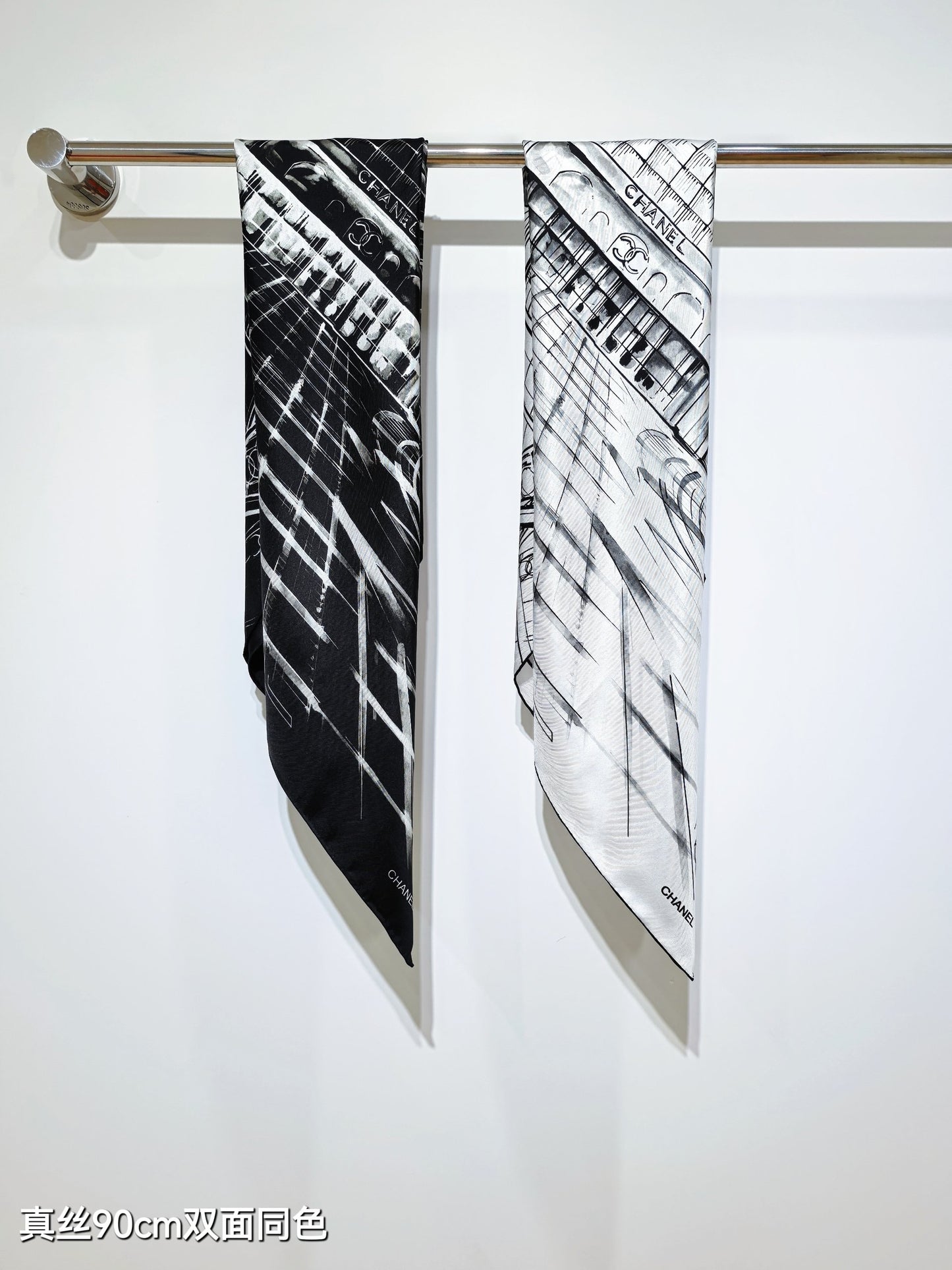 小香家-18姆米雙面 90x90cm 斜紋真絲