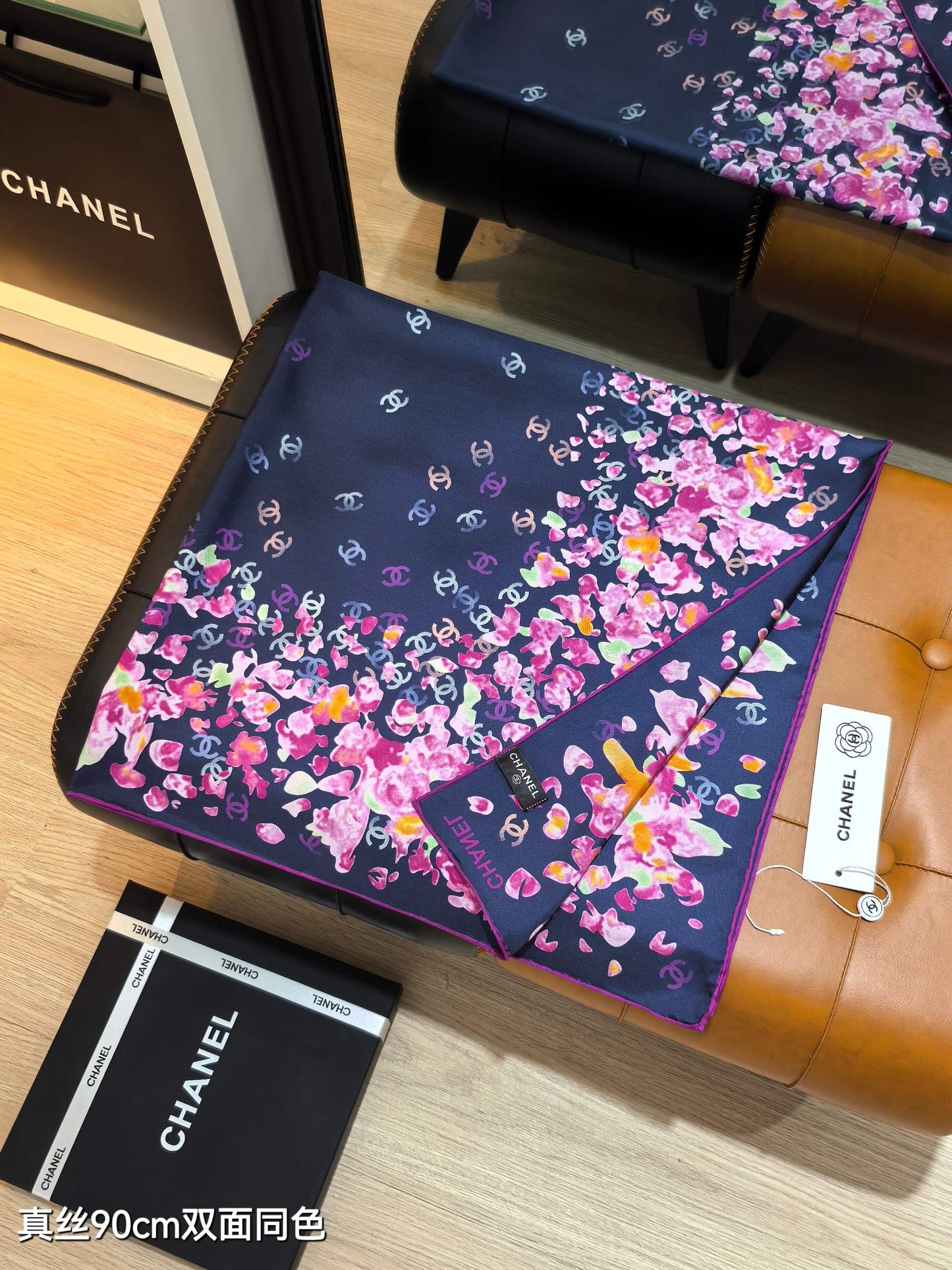 小香家-18姆米雙面 90x90cm 斜紋真絲