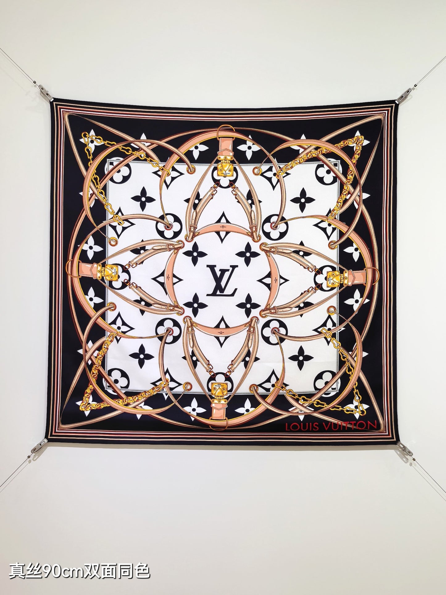 路L家-18姆米雙面 90x90cm 斜紋真絲