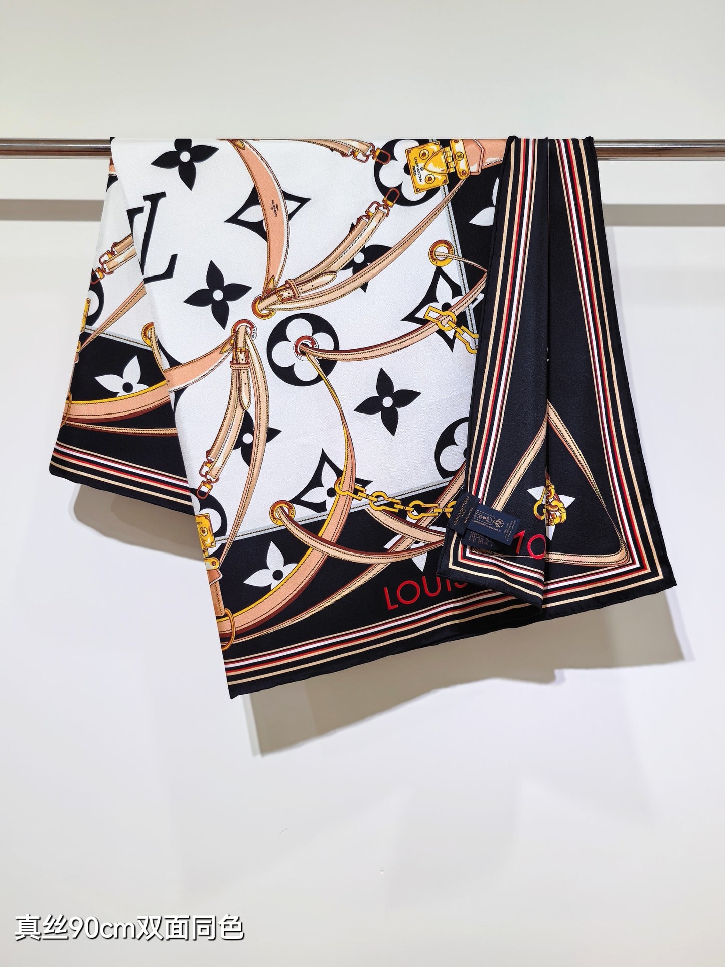 路L家-18姆米雙面 90x90cm 斜紋真絲