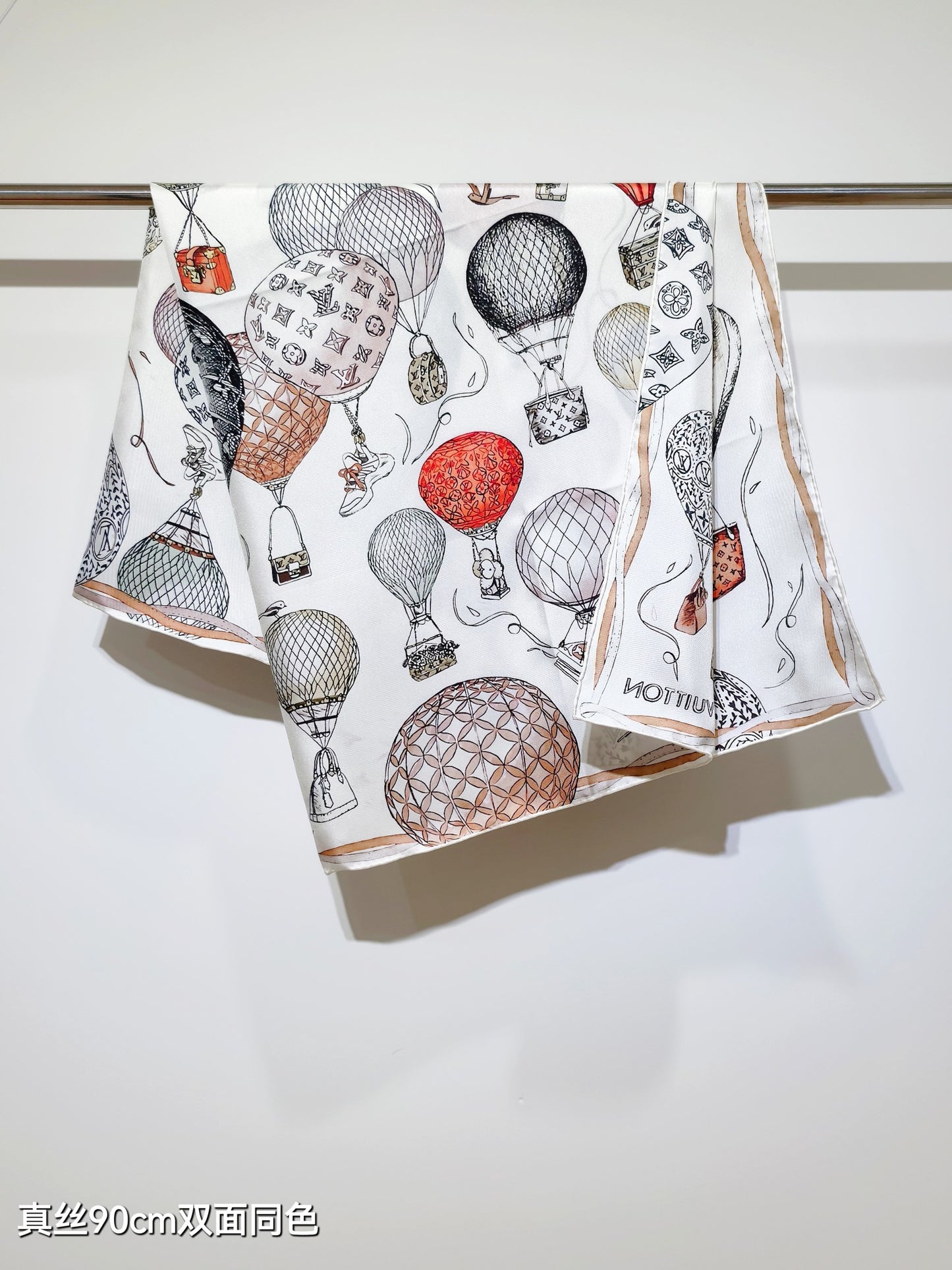 路L家-18姆米雙面 90x90cm 斜紋真絲