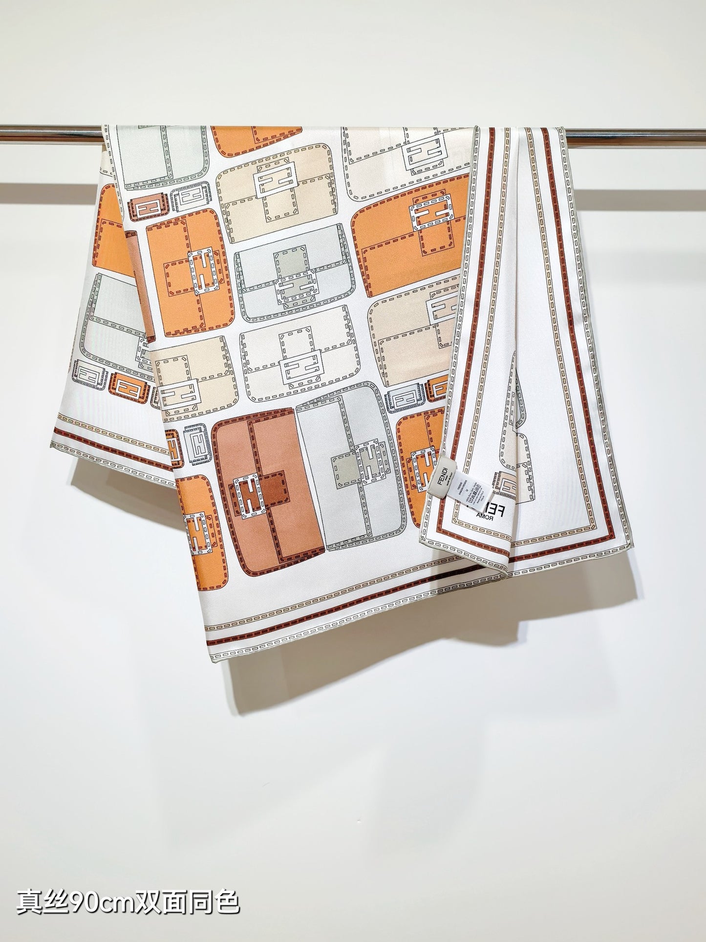 芬F家-18姆米雙面 90x90cm 斜紋真絲