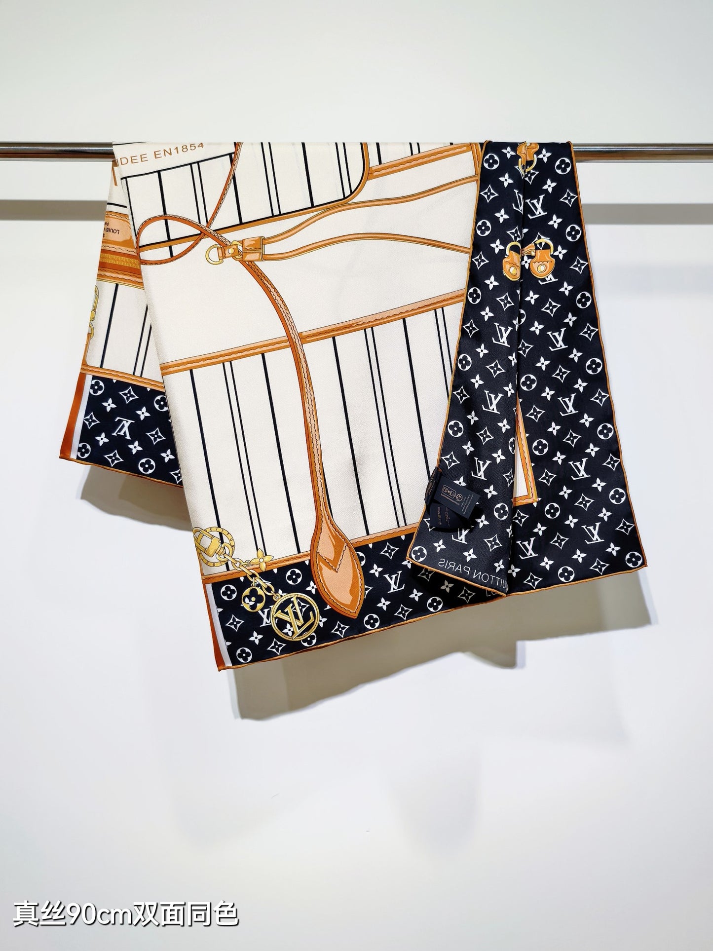 路L家-18姆米雙面 90x90cm 斜紋真絲
