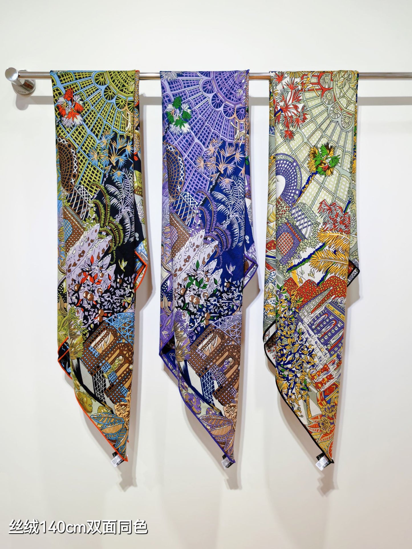 小愛款-雙面同色 140x140cm 70%羊絨30%真絲