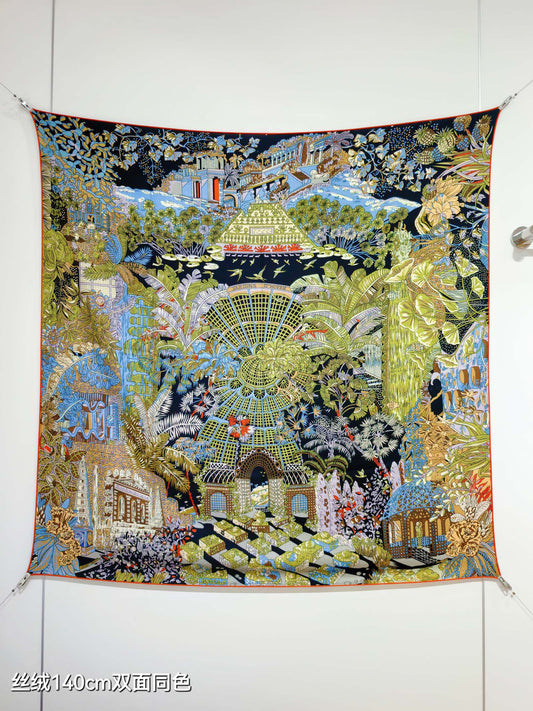 小愛款-雙面同色 140x140cm 70%羊絨30%真絲