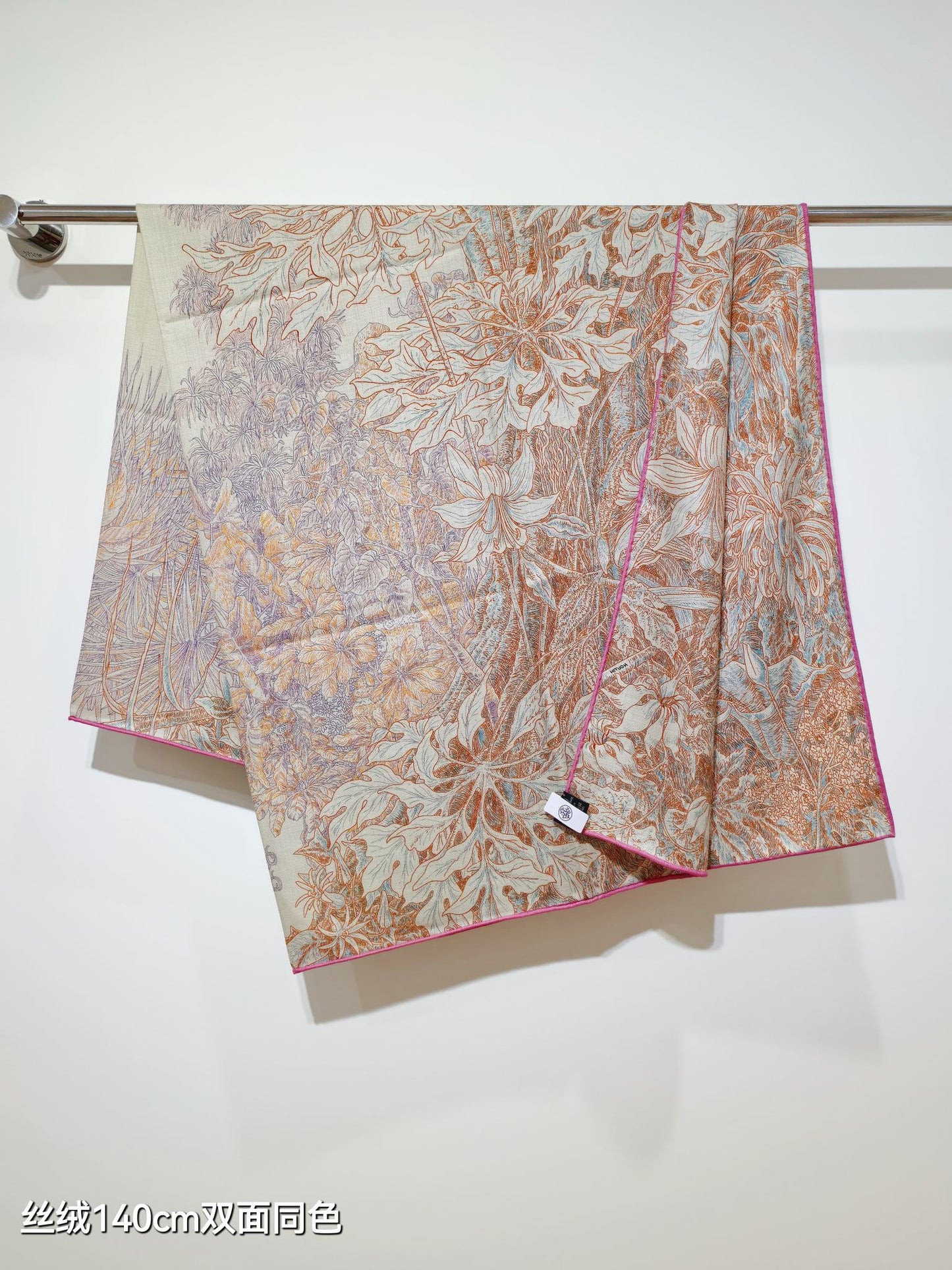 小愛款-雙面同色 140x140cm 70%羊絨30%真絲