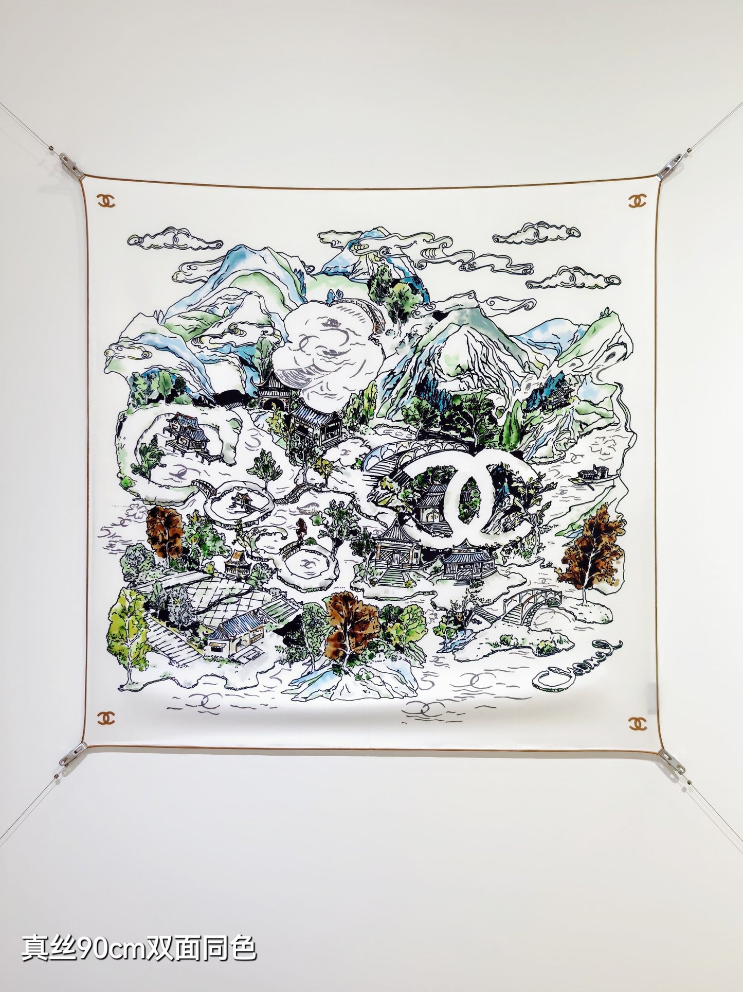 小香家-18姆米雙面 90x90cm 斜紋真絲
