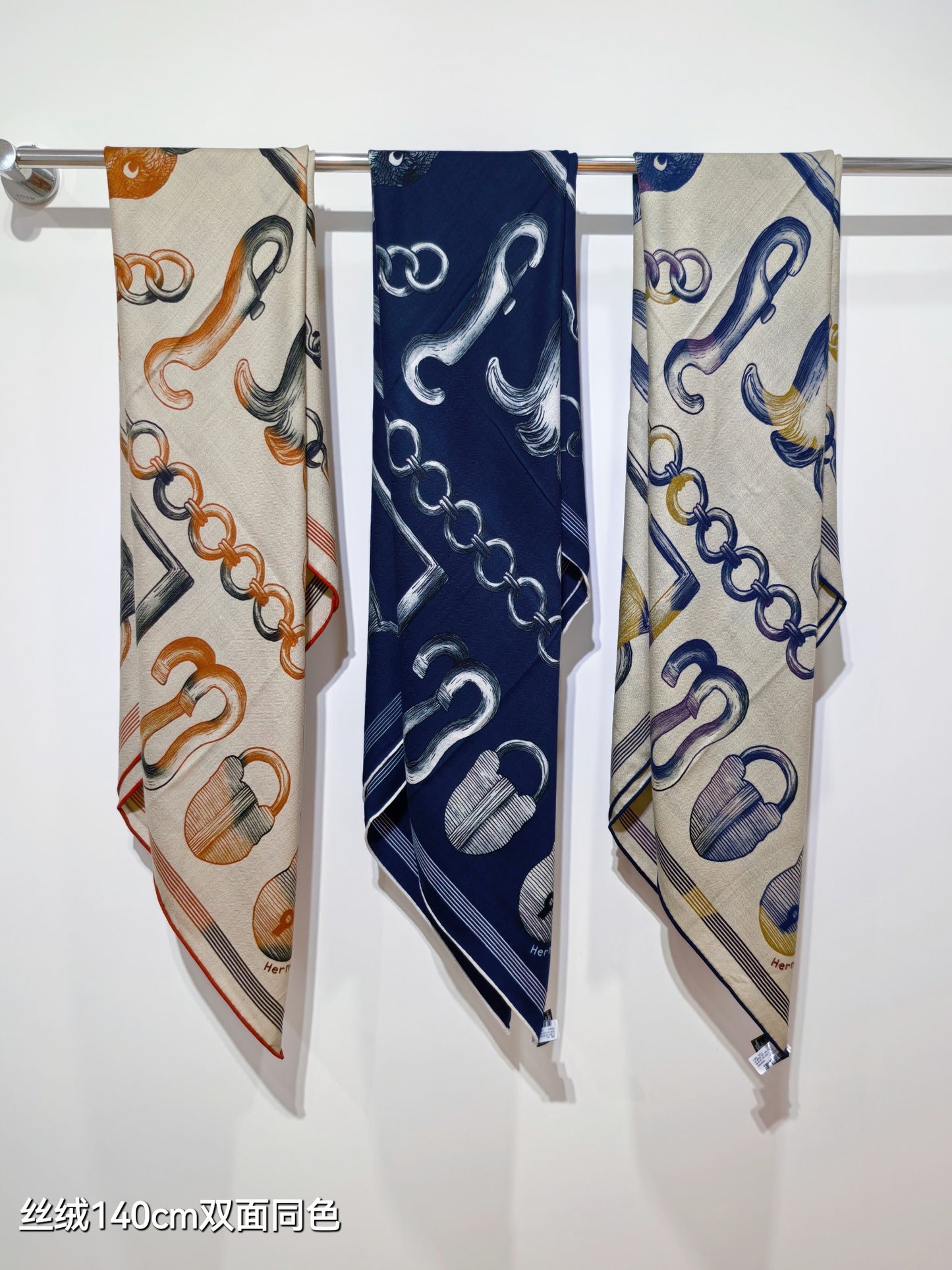 小愛款-雙面同色 140x140cm 真絲