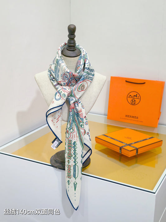 小愛款-雙面同色 140x140cm 70%羊絨30%真絲