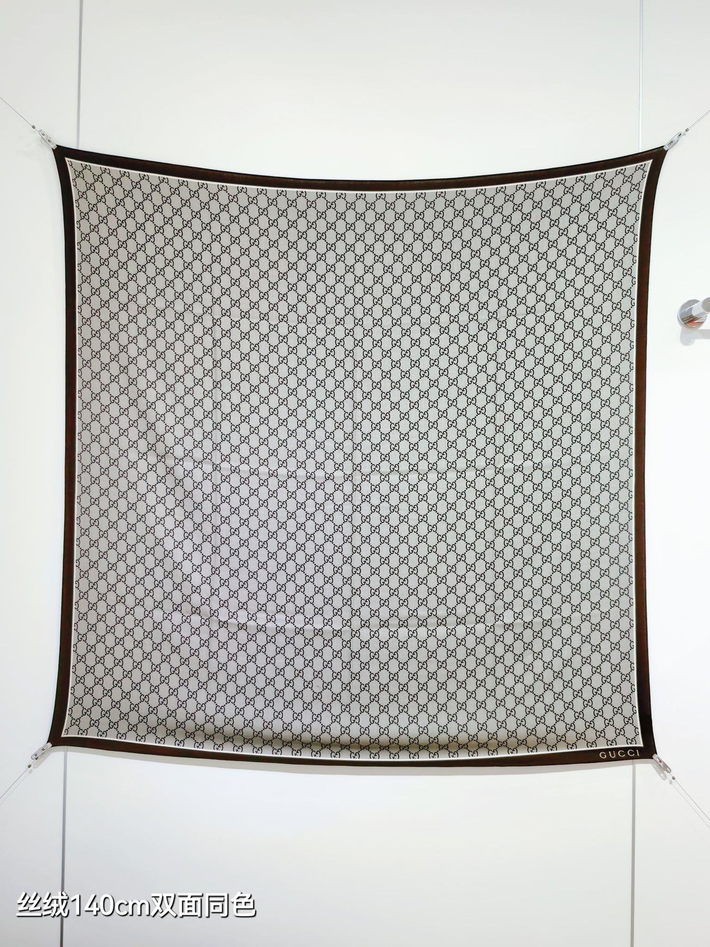 古G家-雙面同色 140x140cm 70%羊絨30%真絲