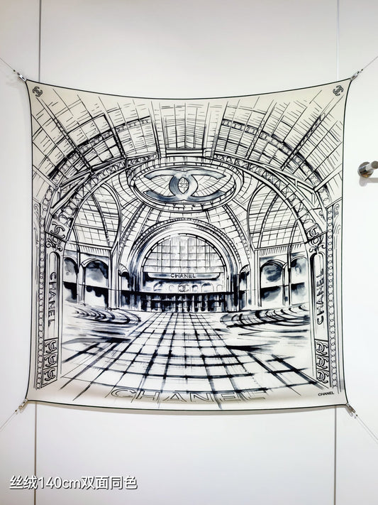 小香家-雙面同色 140x140cm 真絲