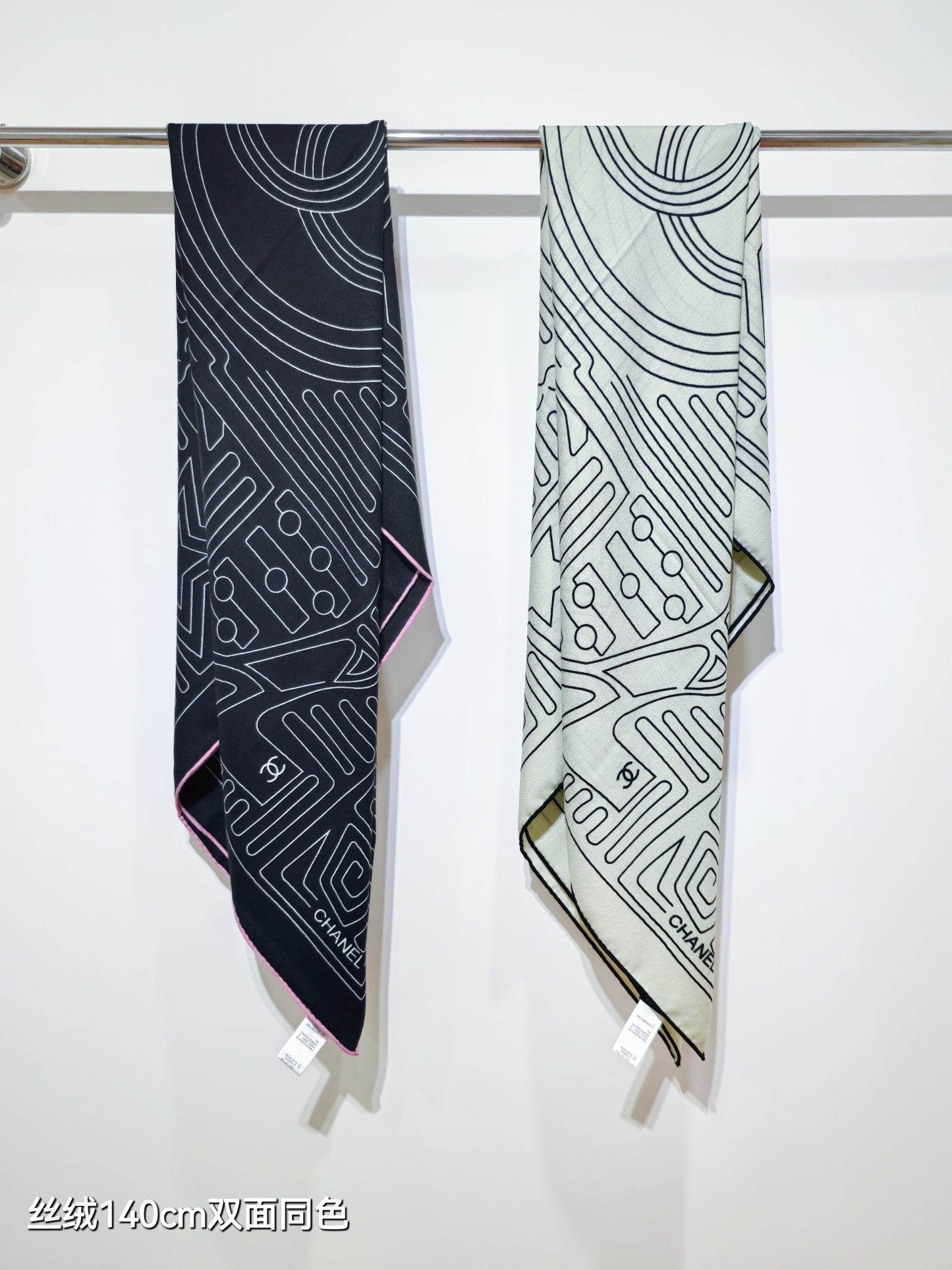 小香家-雙面同色 140x140cm 70%羊絨30%真絲