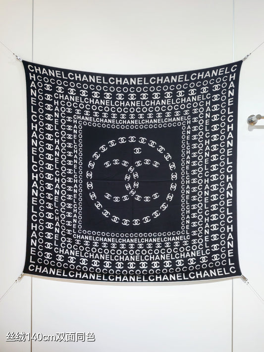小香家-雙面同色 140x140cm 70%羊絨30%真絲