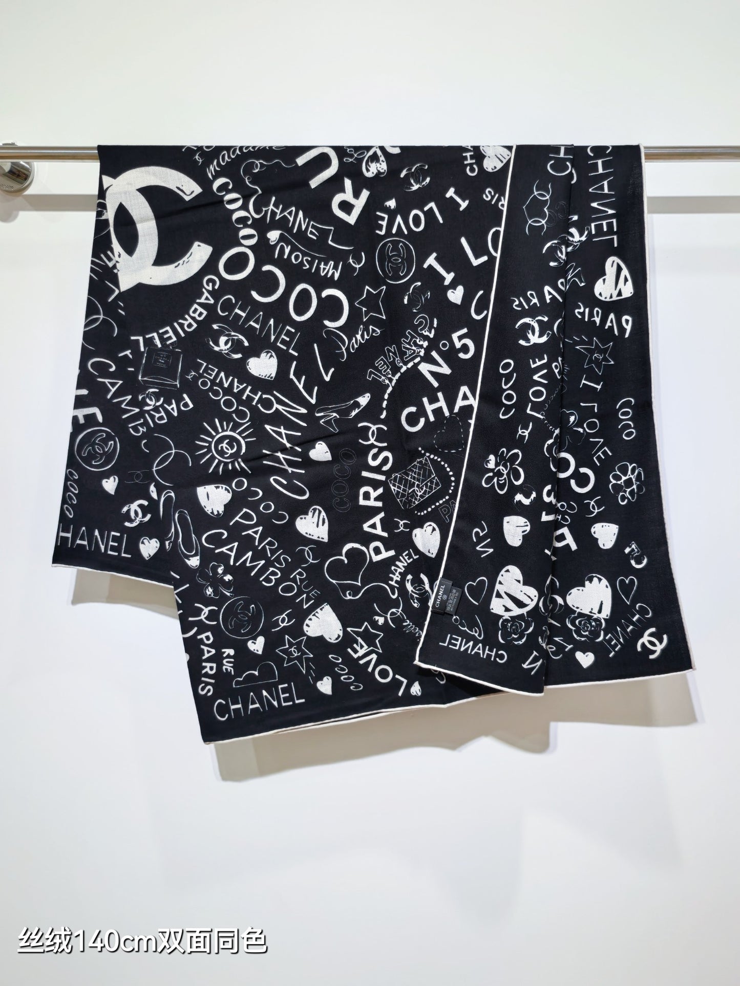 小香家-雙面同色 140x140cm 70%羊絨30%真絲