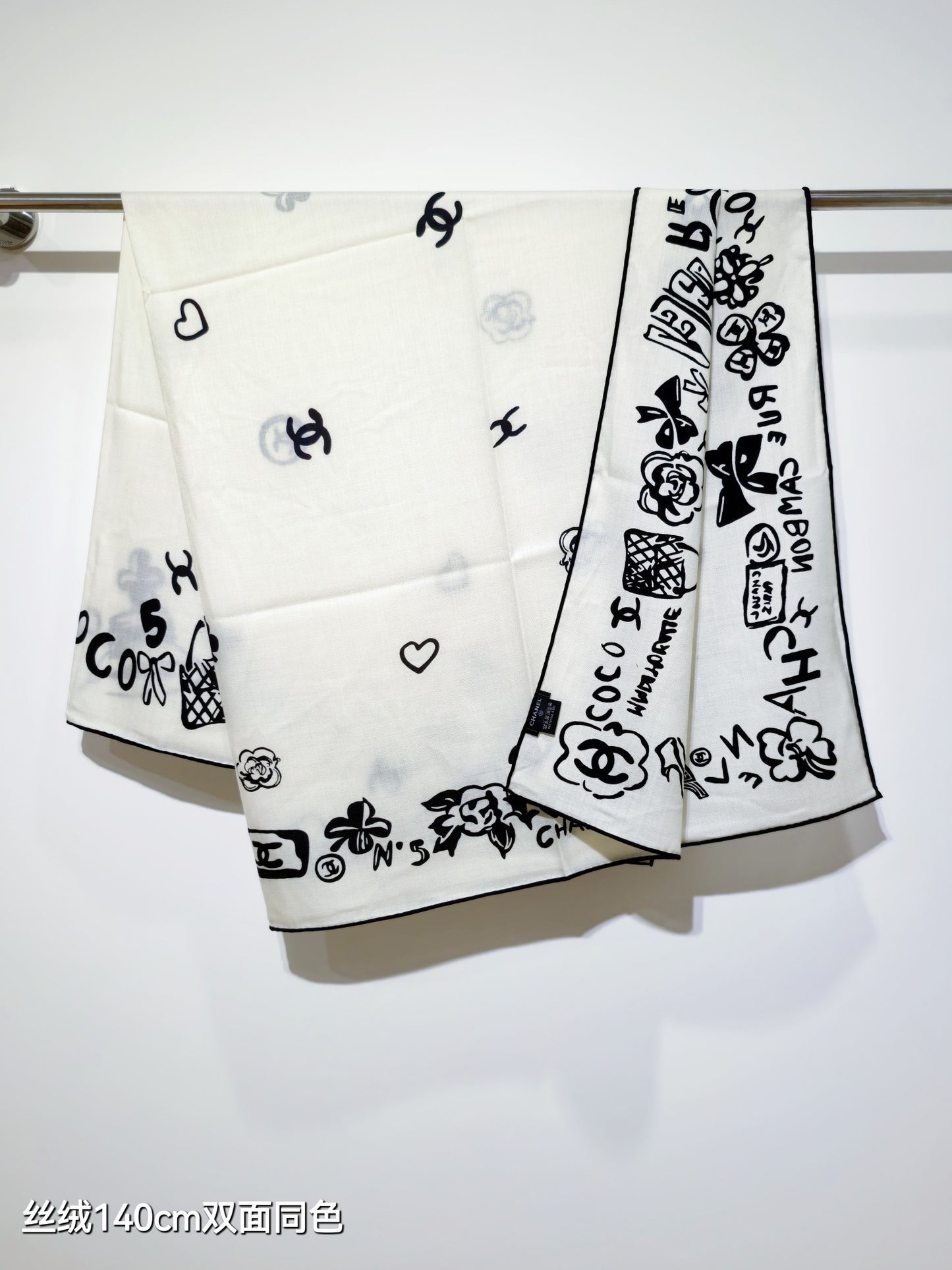 小香家-雙面同色 140x140cm 70%羊絨30%真絲
