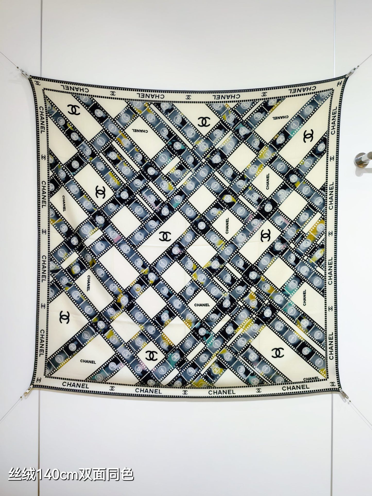 小香家-雙面同色 140x140cm 70%羊絨30%真絲