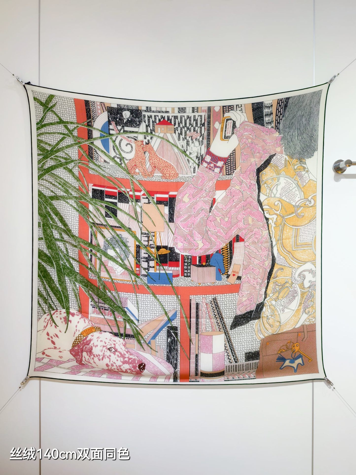 小愛款-雙面同色 140x140cm 70%羊絨30%真絲