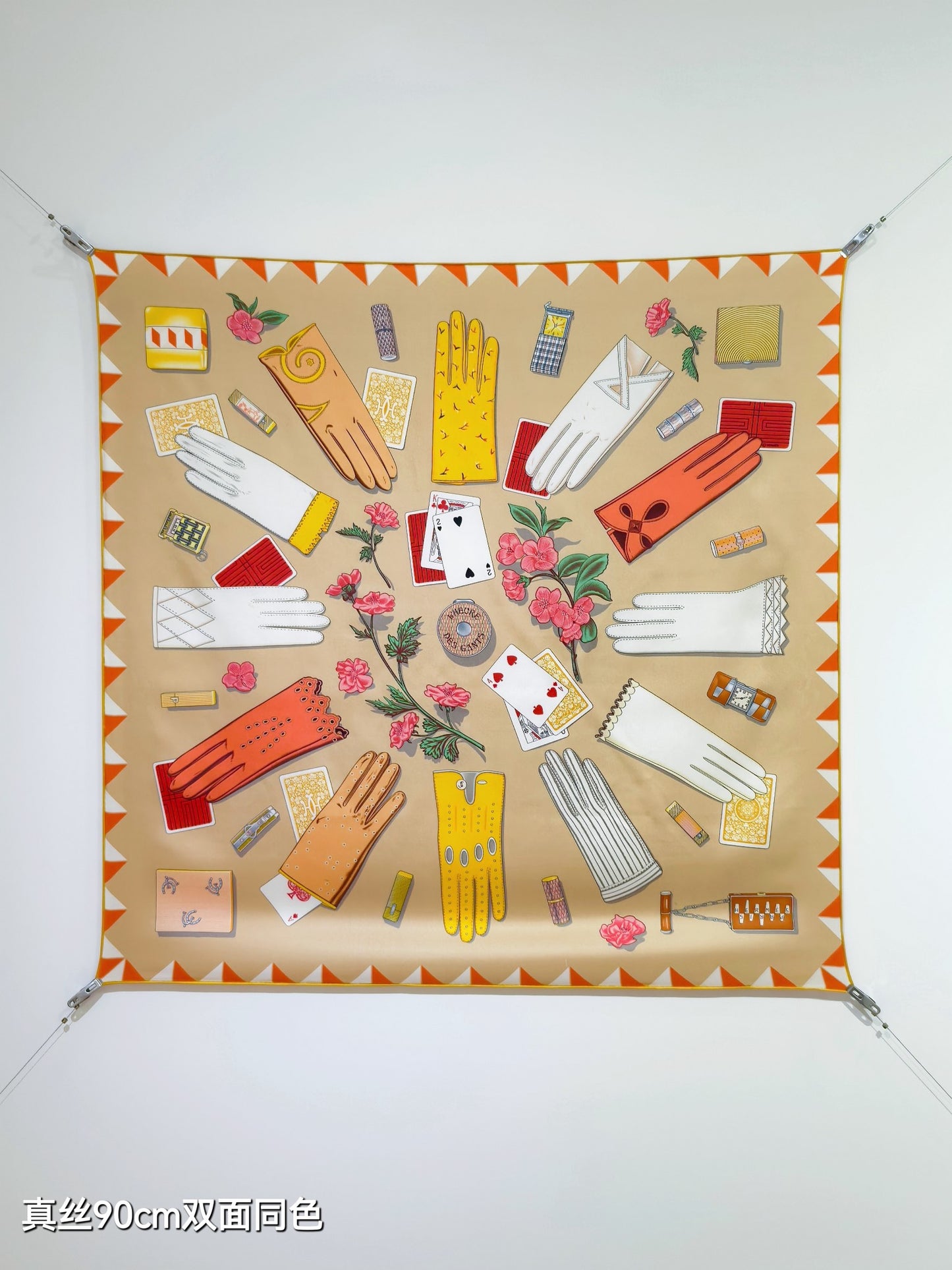 小愛款-18姆米雙面 90x90cm 斜紋真絲