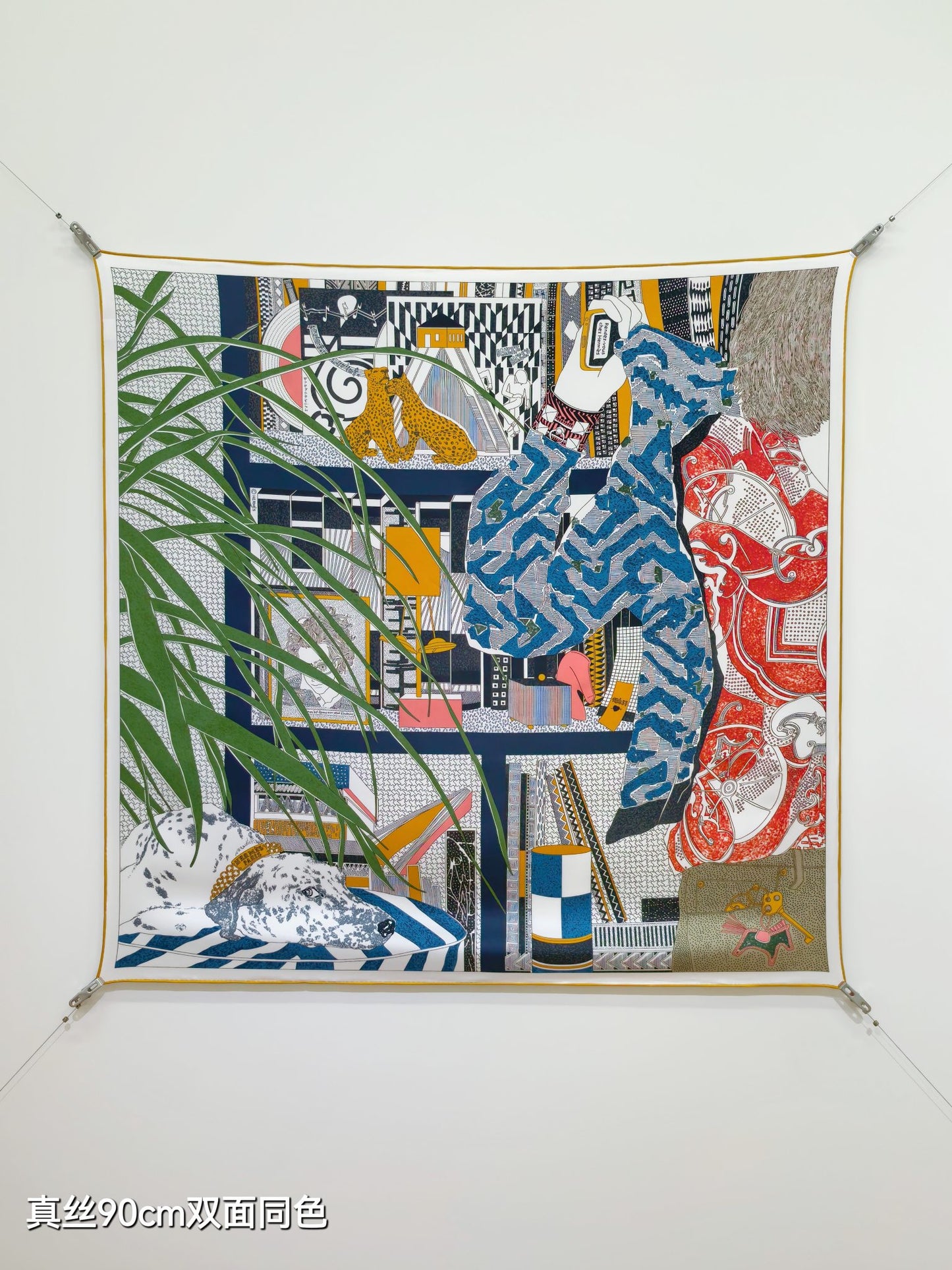 小愛款-18姆米雙面 90x90cm 斜紋真絲