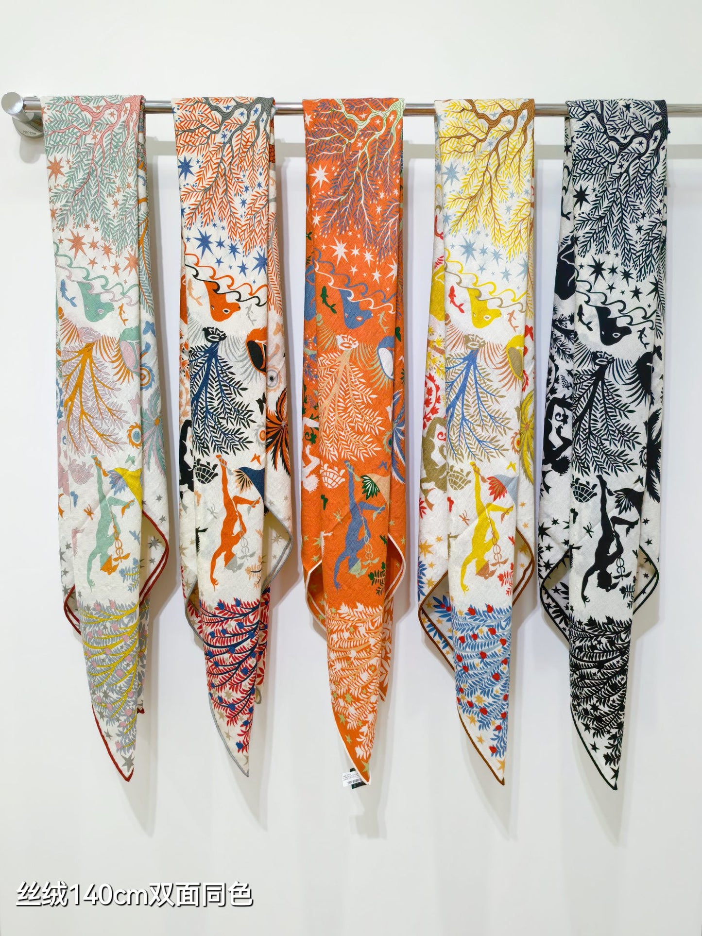小愛款-雙面同色 140x140cm 70%羊絨30%真絲