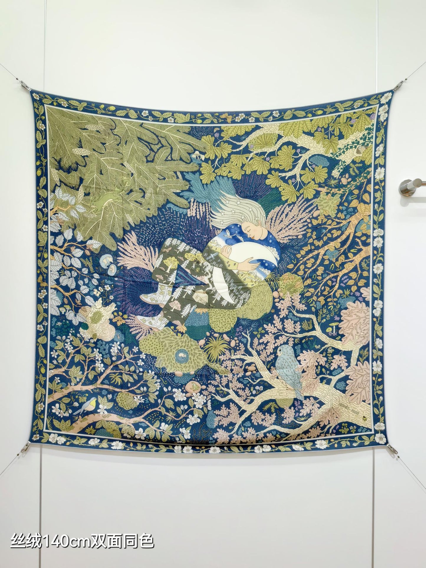 小愛款-雙面同色 140x140cm 真絲
