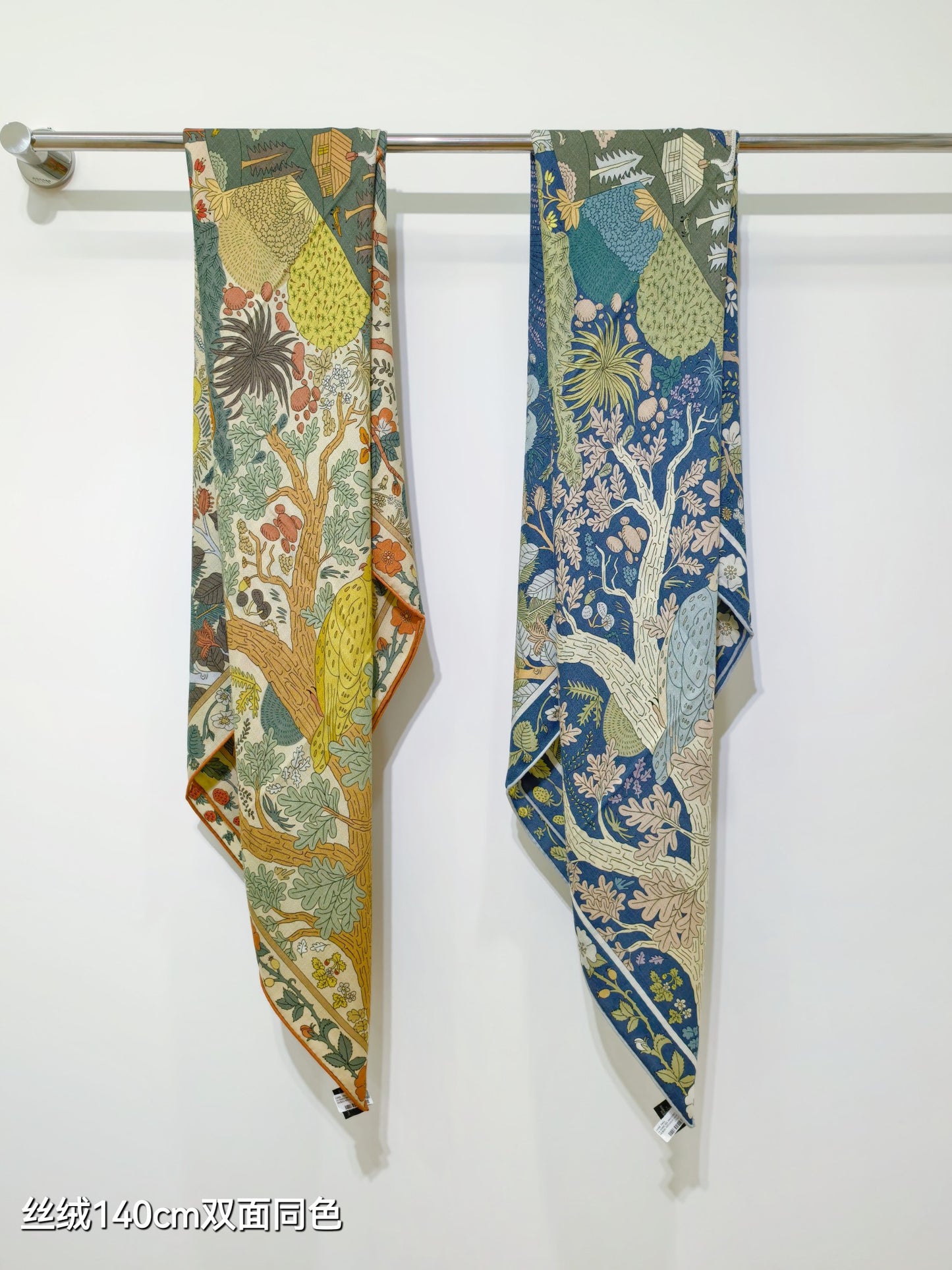 小愛款-雙面同色 140x140cm 真絲