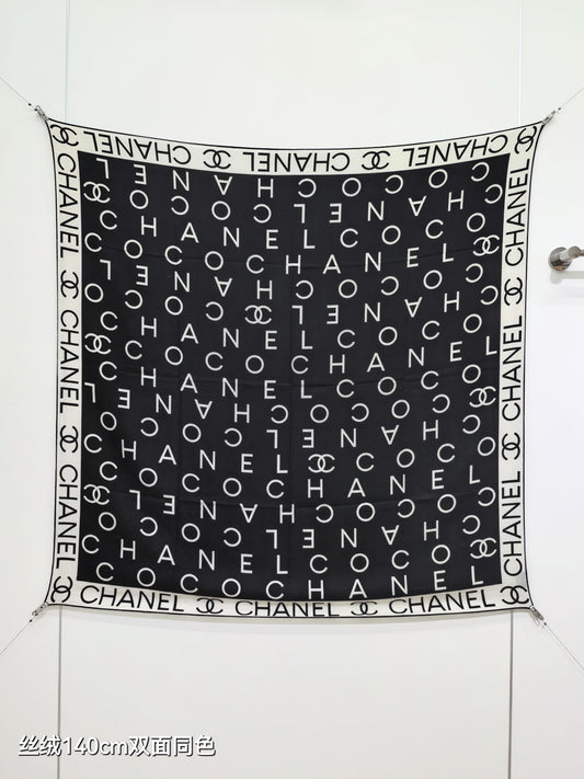小香家-雙面同色 140x140cm 70%羊絨30%真絲