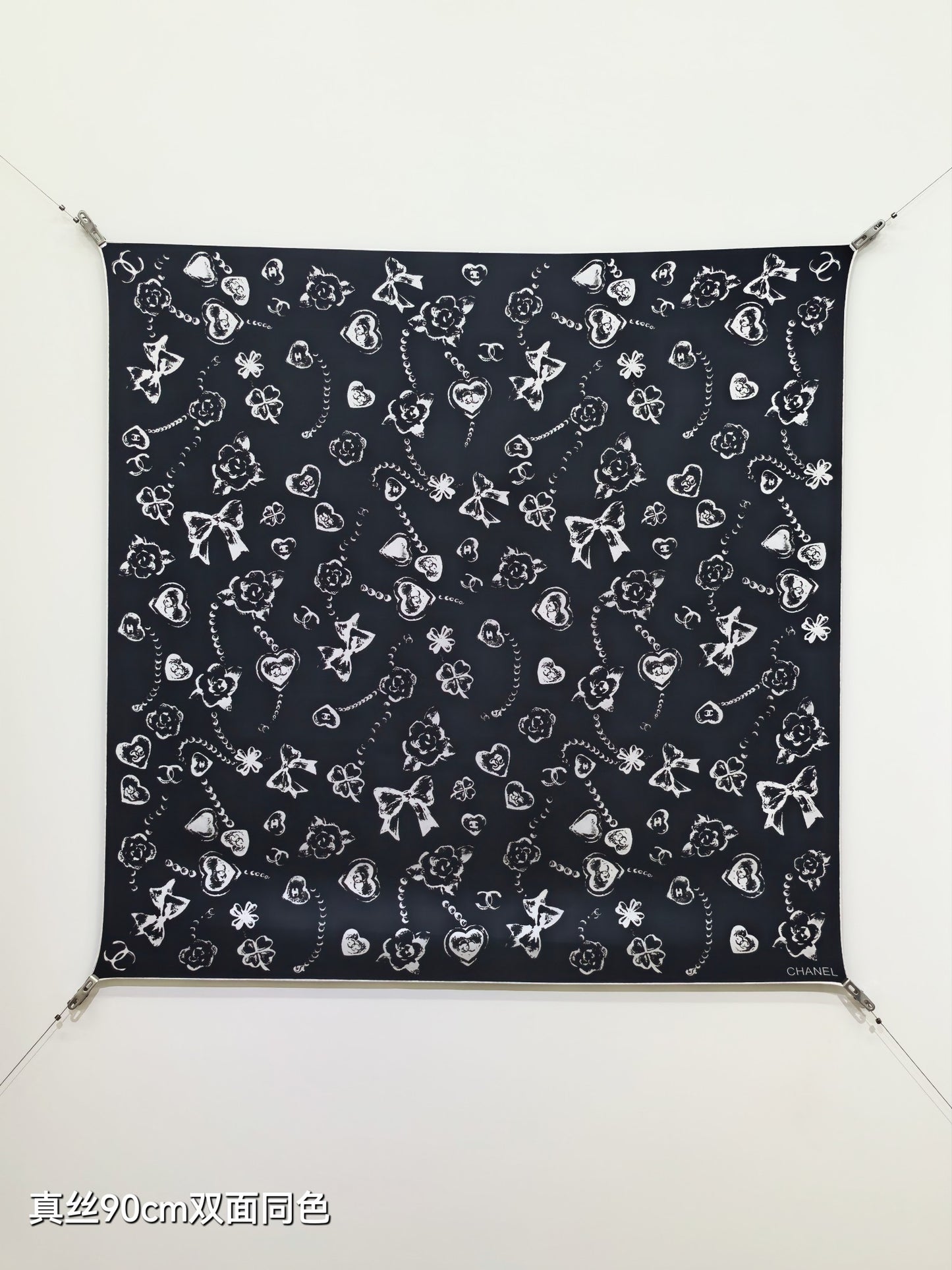 小香家-18姆米雙面 90x90cm 斜紋真絲